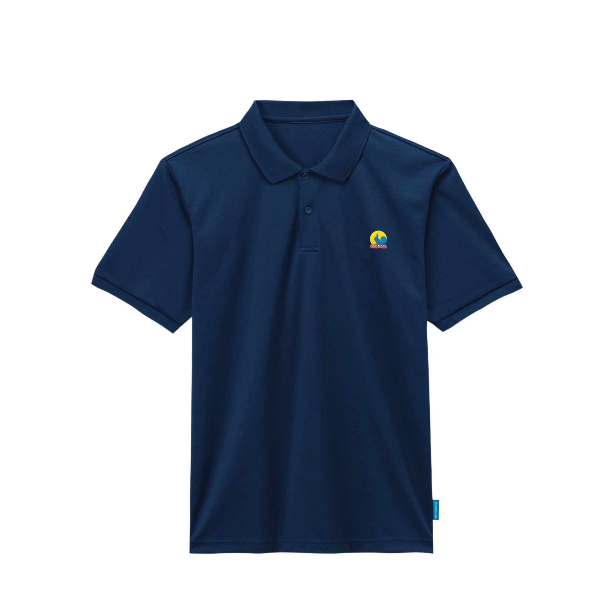 ポロシャツ ロゴ(クールコア素材) navy image