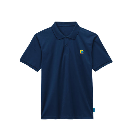 ポロシャツ ロゴ(クールコア素材) navy image