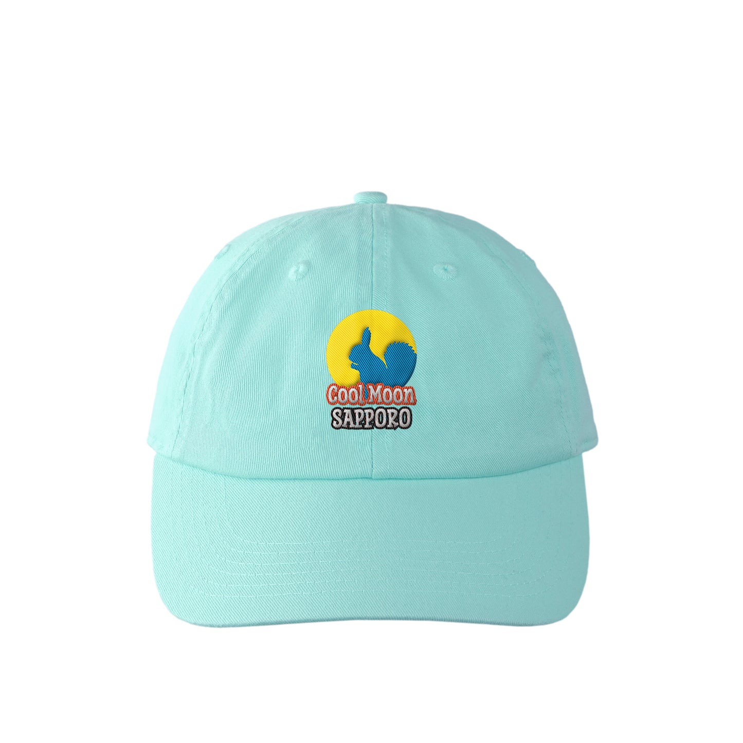 ベースボールキャップ ロゴ aqua image