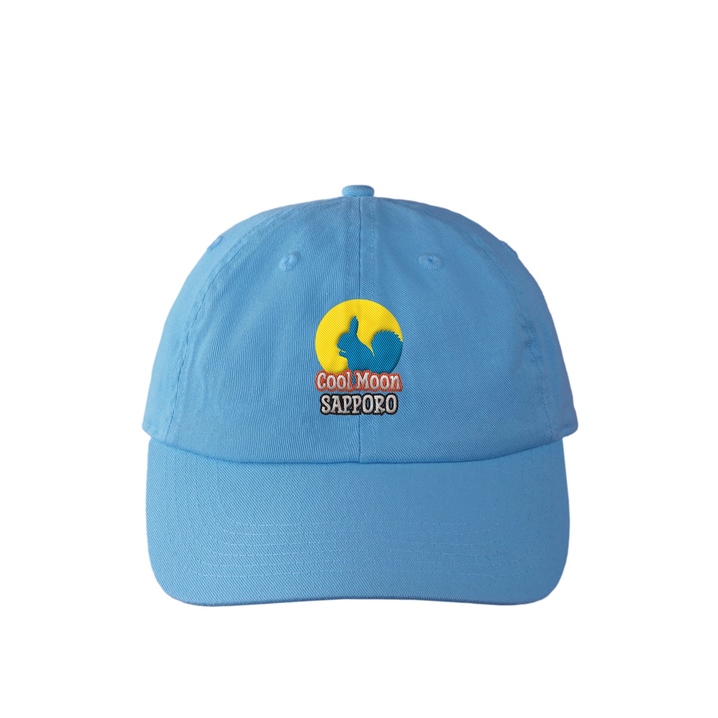 ベースボールキャップ ロゴ sky-blue image