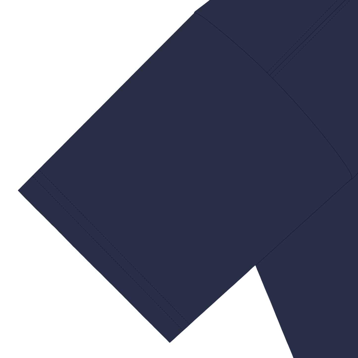 USAコットンTシャツ　プリント無 navy image