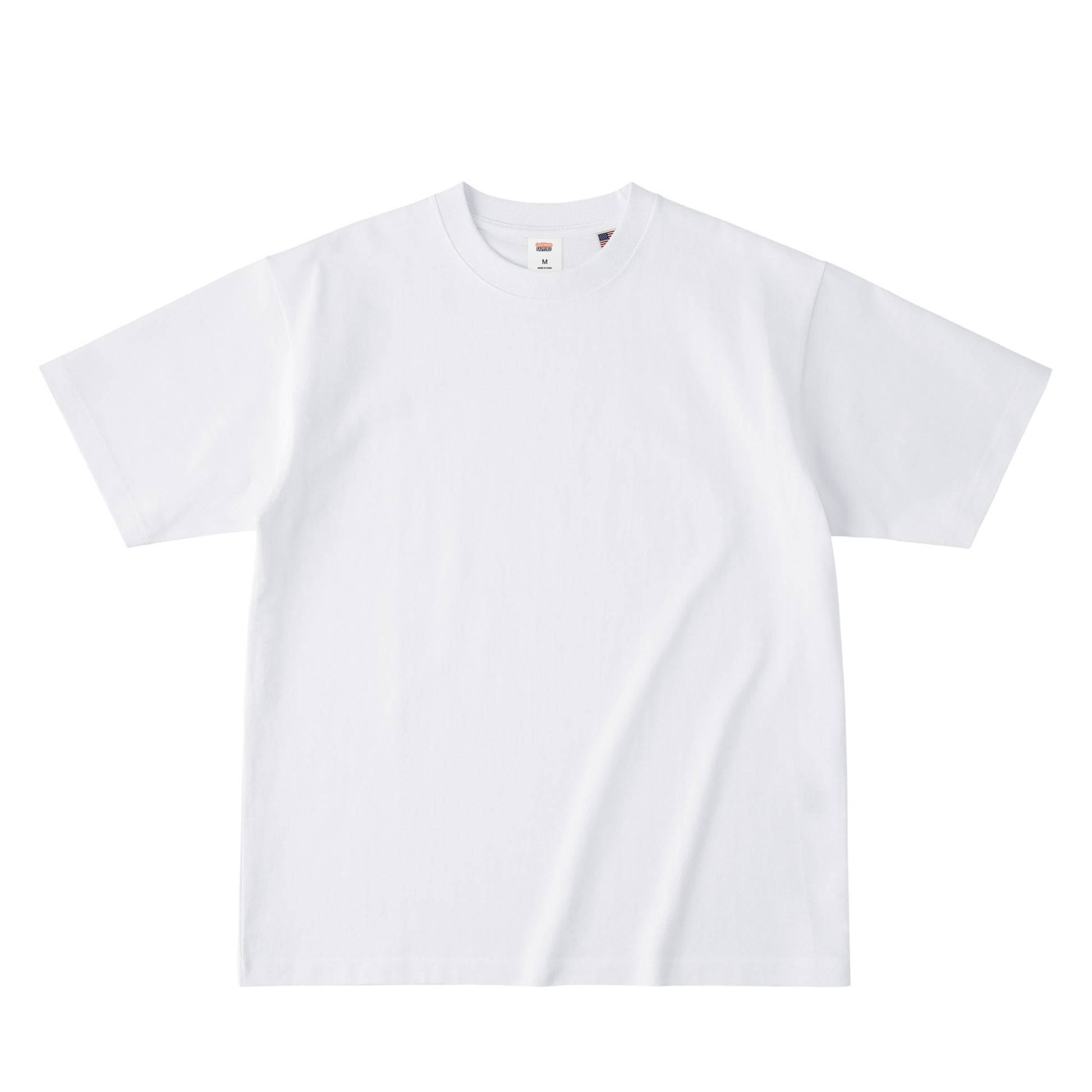 USAコットンTシャツ　プリント無 white image