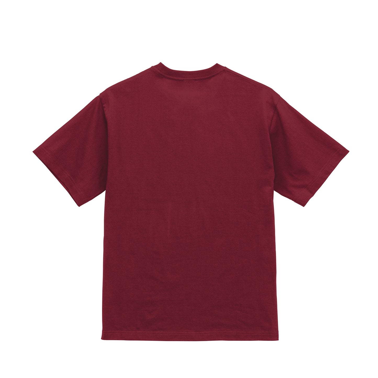 なめらかTシャツ　プリント無 burgundy image