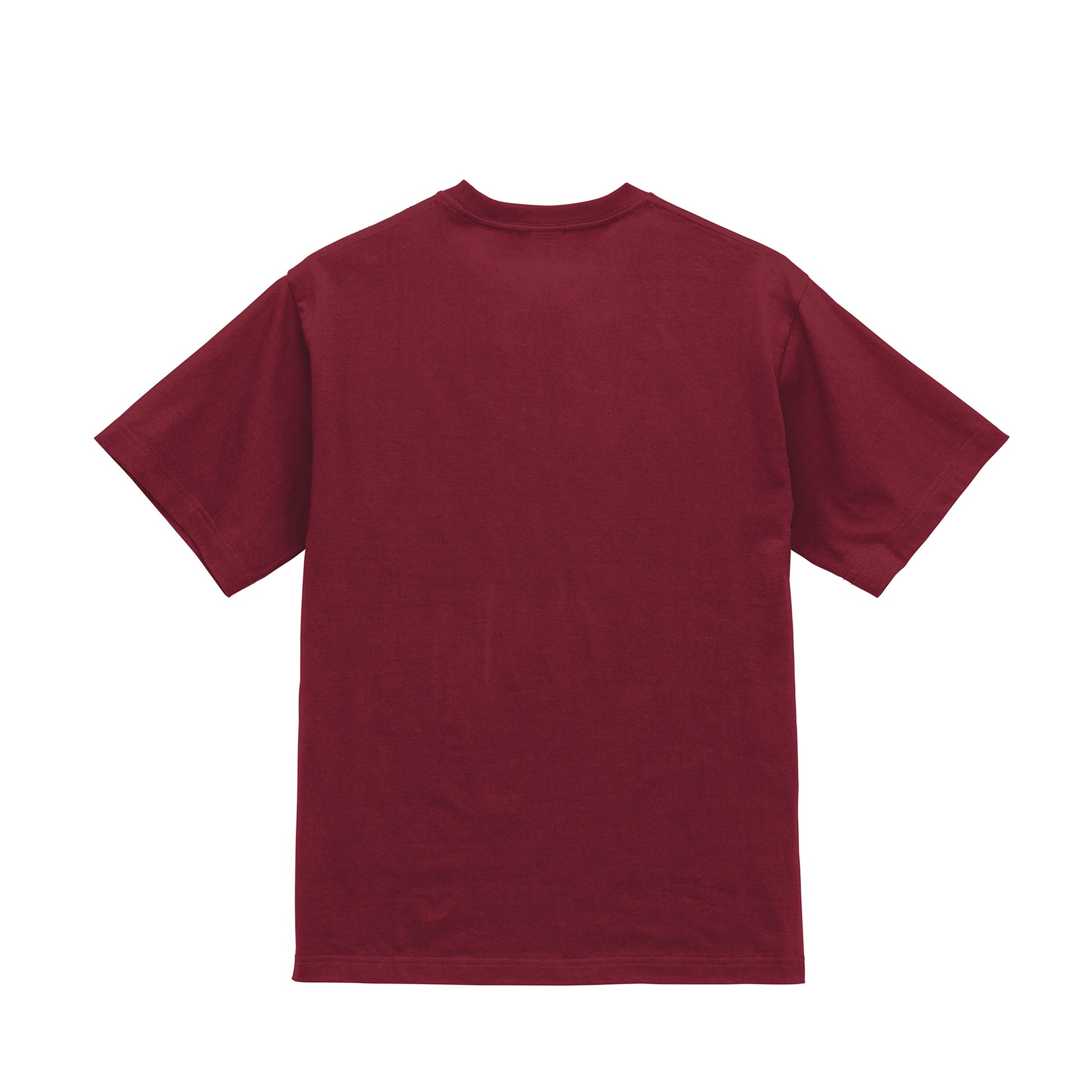 なめらかTシャツ　プリント無 burgundy image