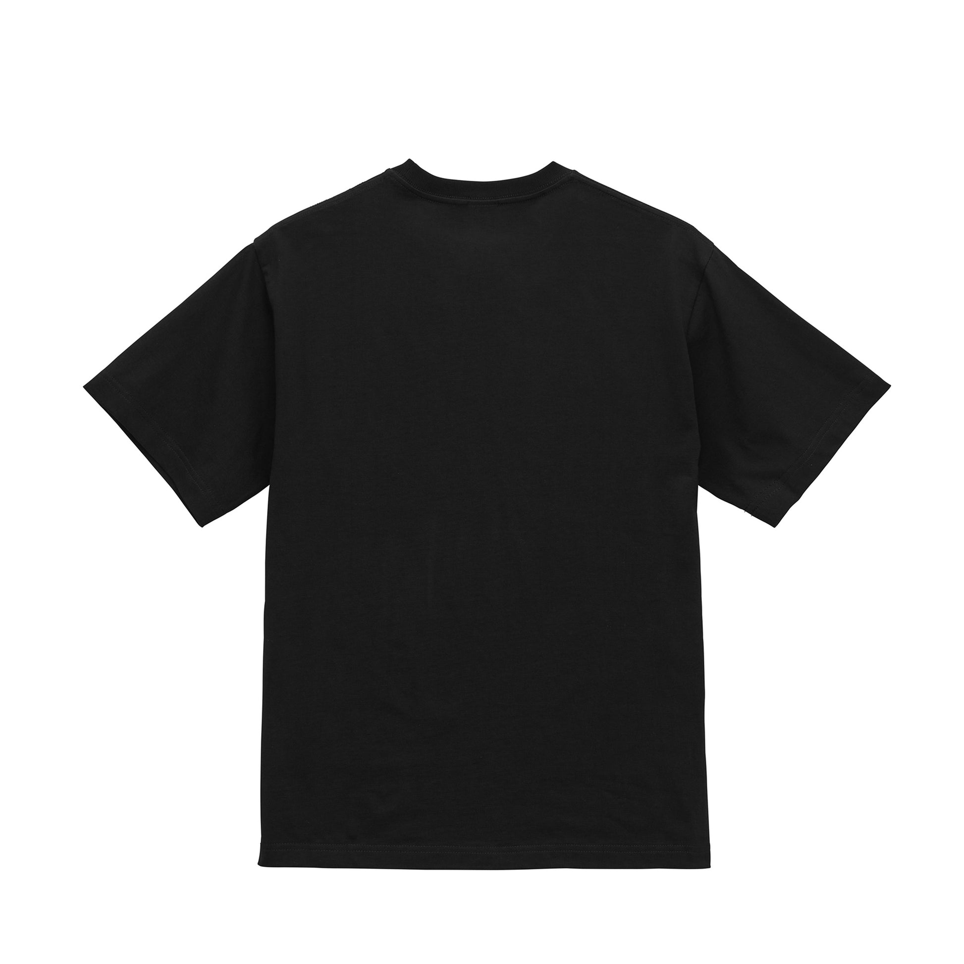 なめらかTシャツ　プリント無 black image