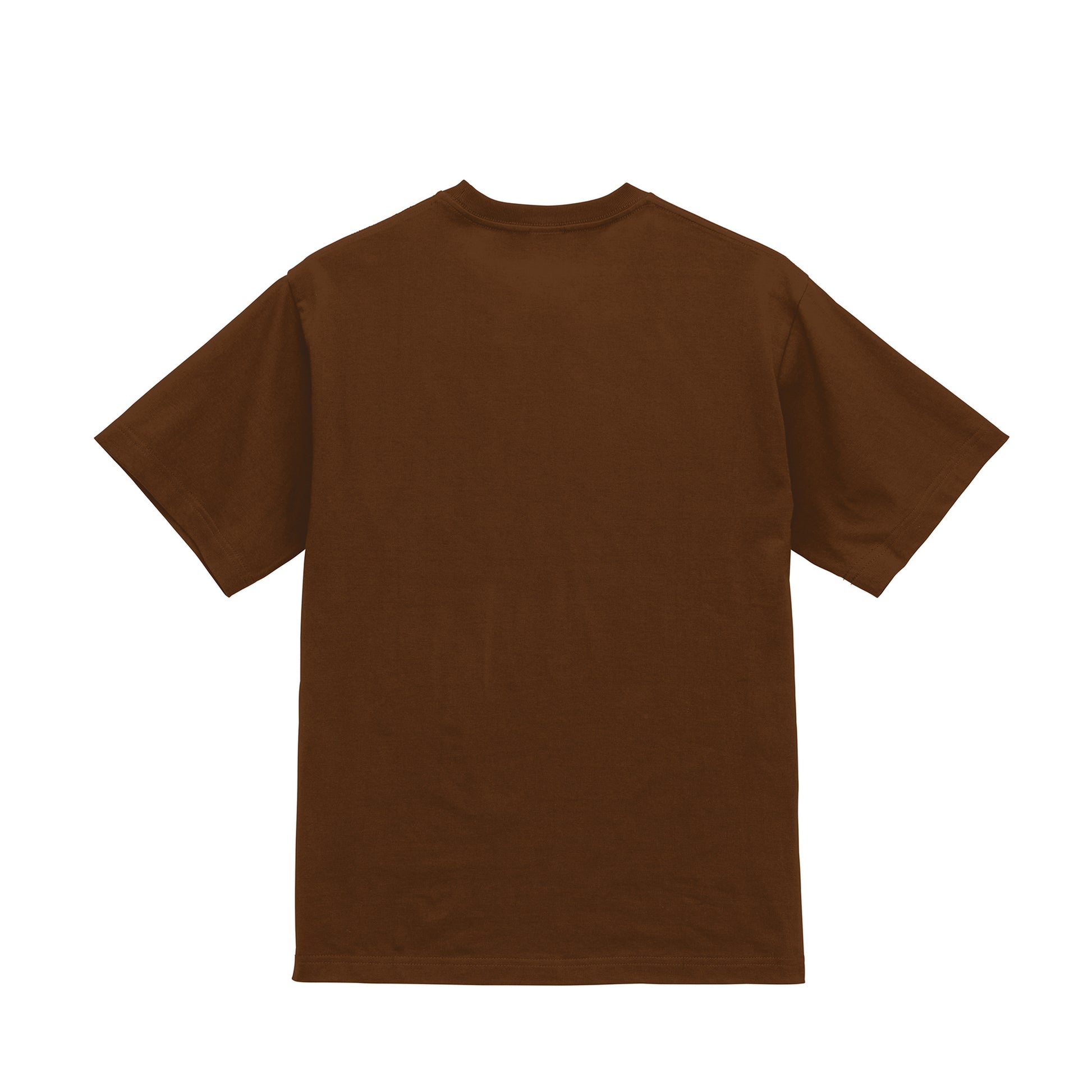 なめらかTシャツ　プリント無 cinnamon-brown image