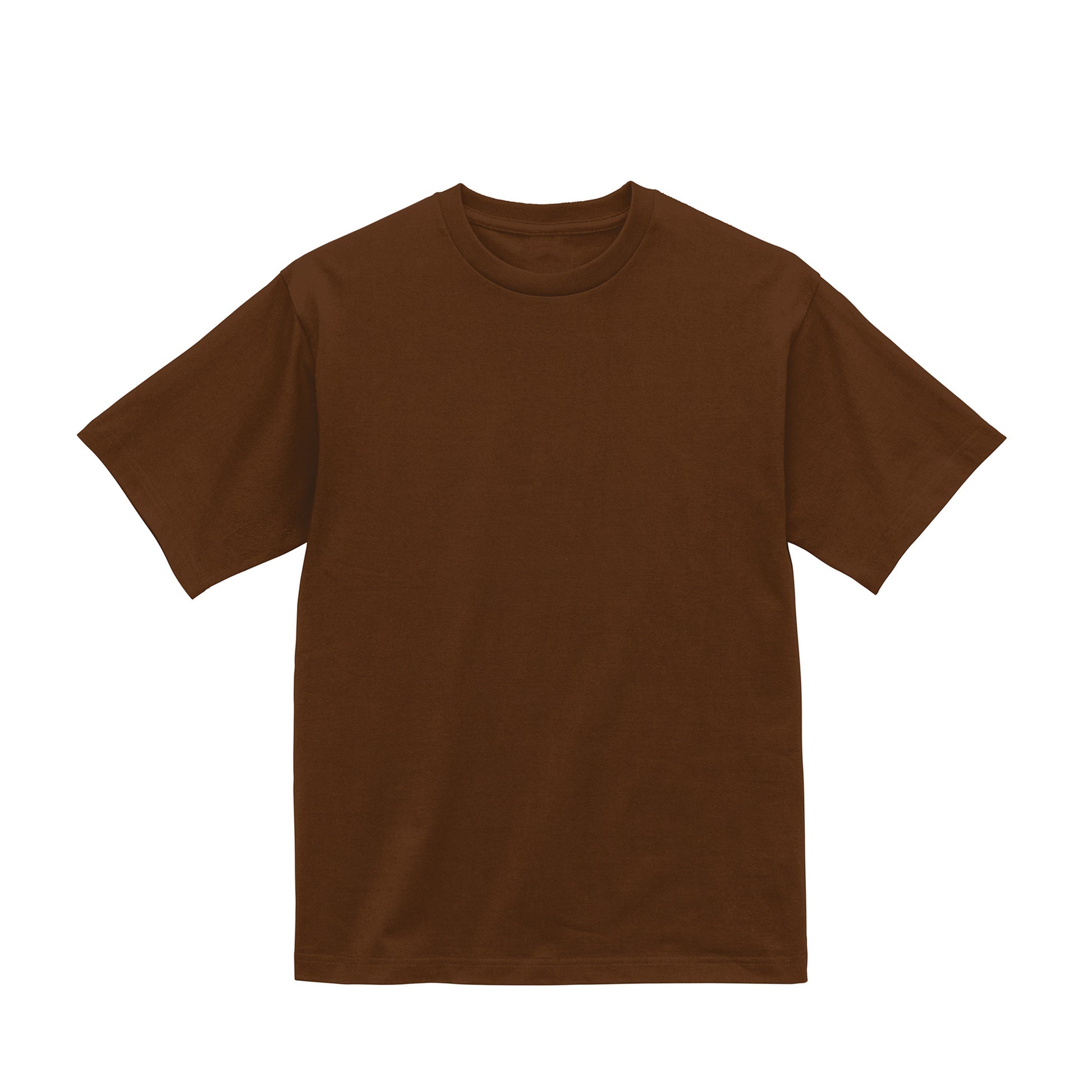 なめらかTシャツ　プリント無 cinnamon-brown image