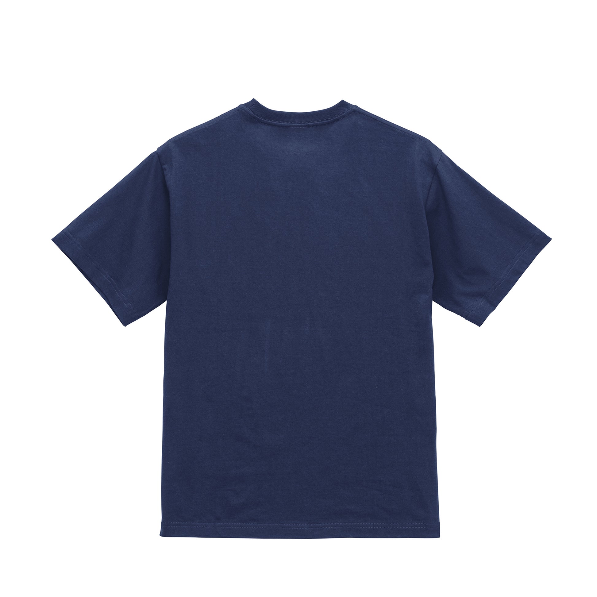 なめらかTシャツ　プリント無 indigo image