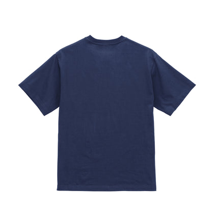なめらかTシャツ　プリント無 indigo image