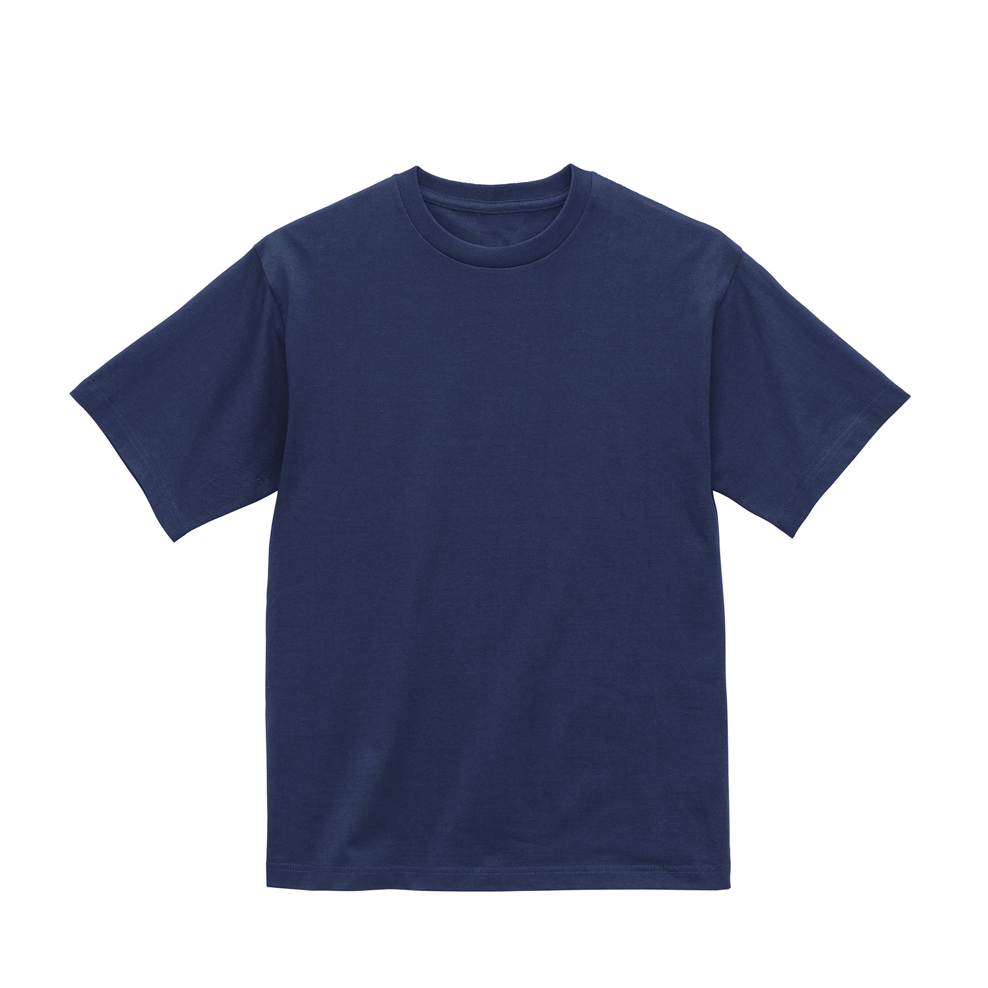 なめらかTシャツ　プリント無 indigo image