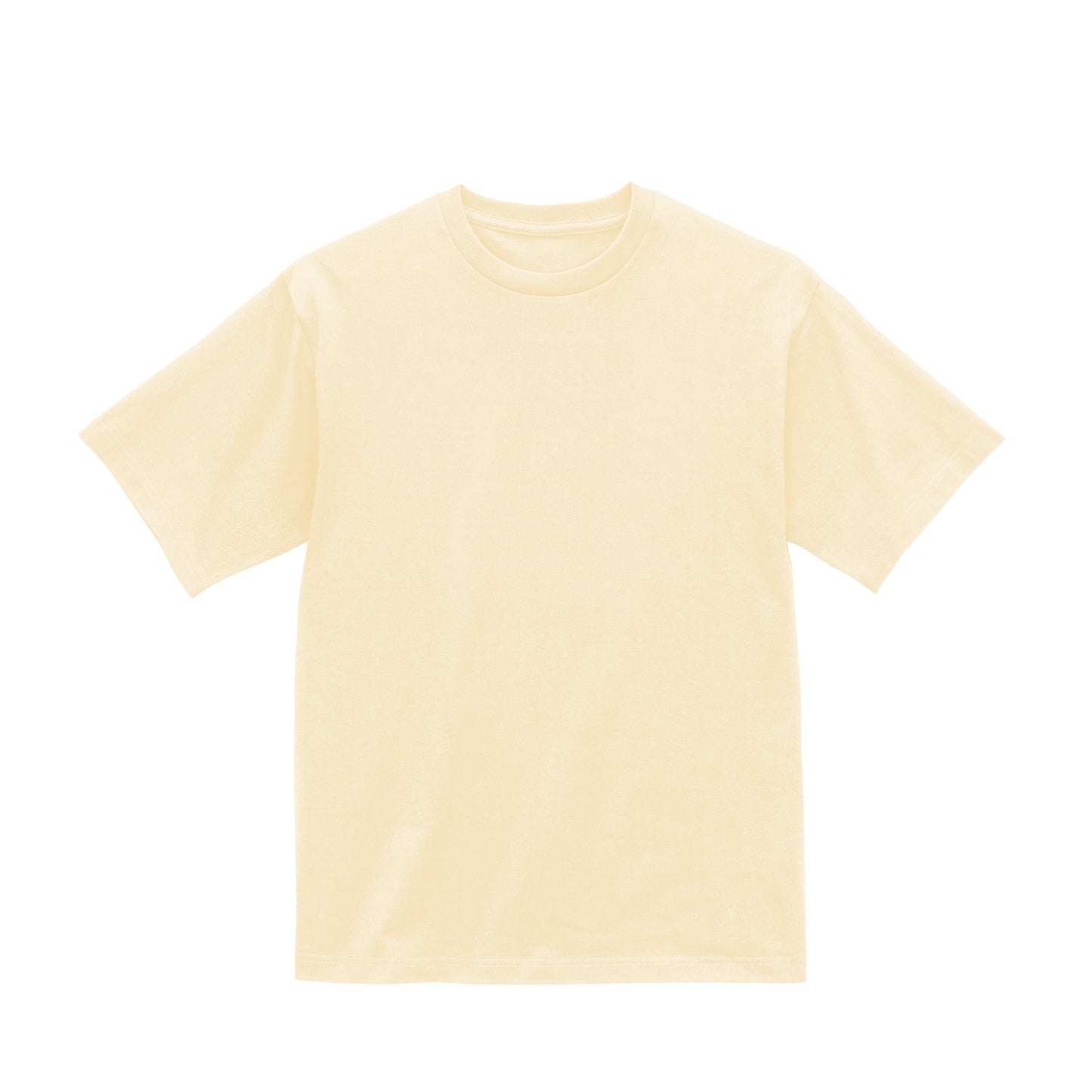 なめらかTシャツ　プリント無 ivory image