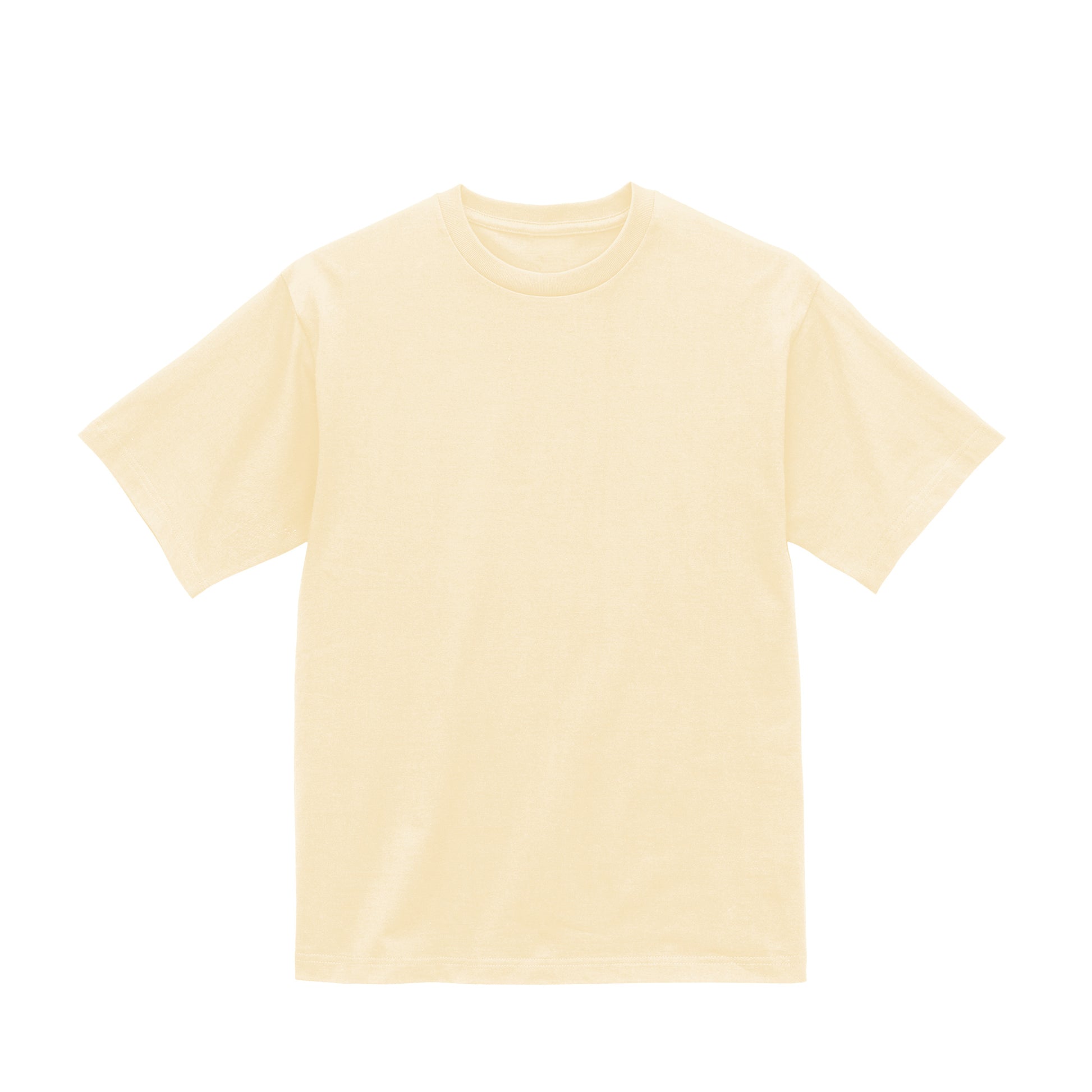 なめらかTシャツ　プリント無 ivory image