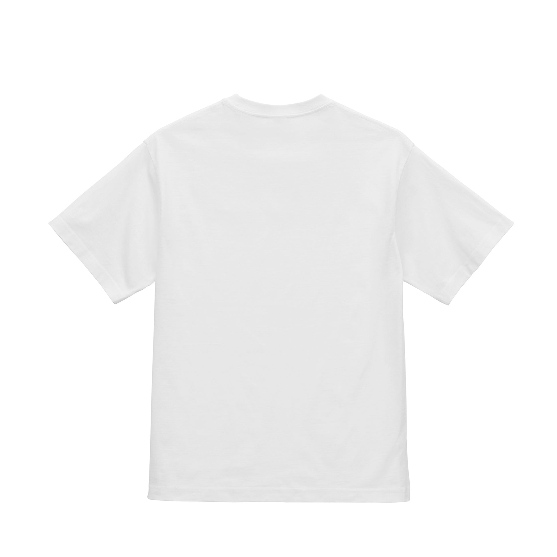 なめらかTシャツ　プリント無 white image