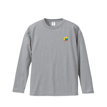 ロングスリーブTシャツ（ロゴ） mixed-gray image