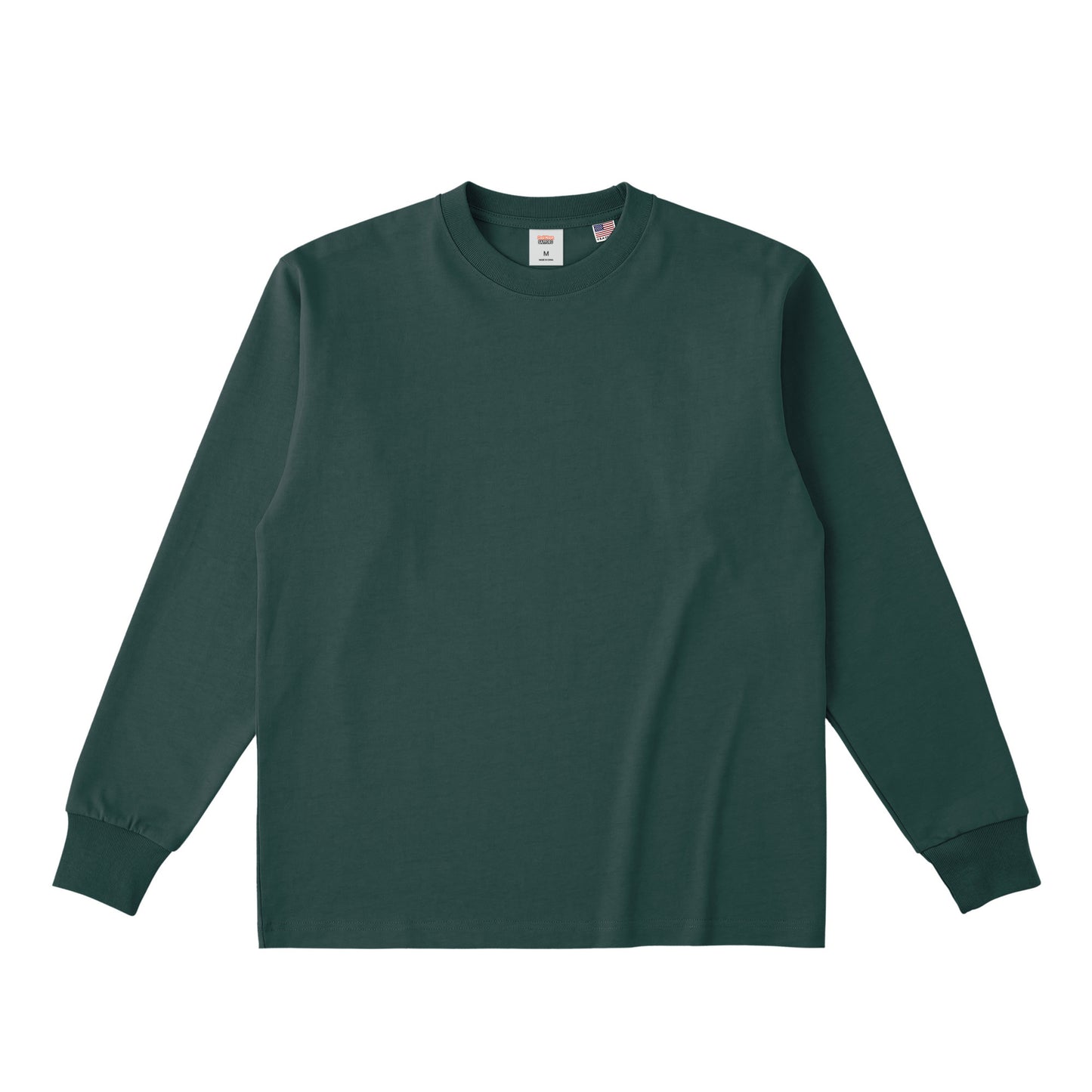 USAコットン　ロングスリーブTシャツ dark-green image