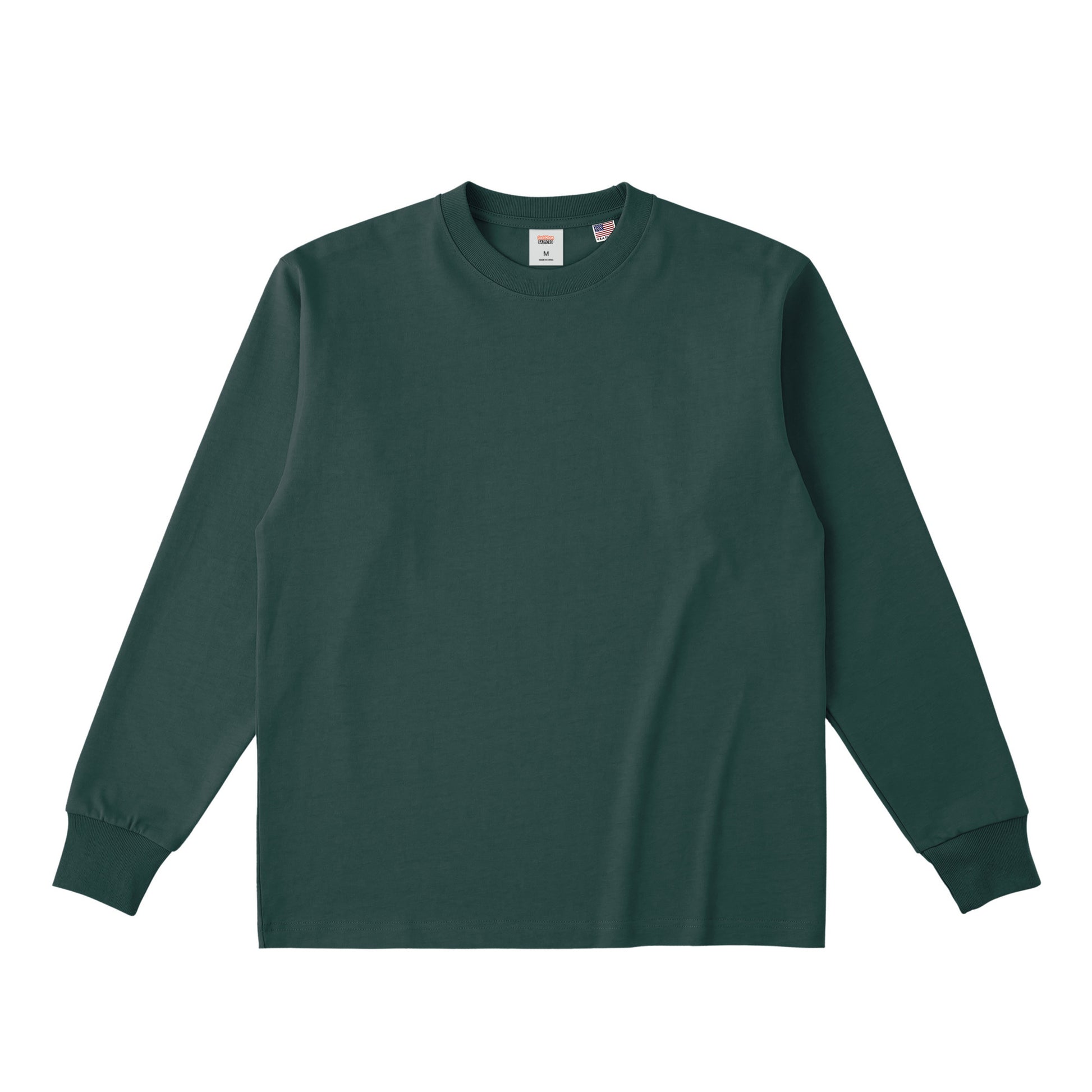 USAコットン　ロングスリーブTシャツ dark-green image