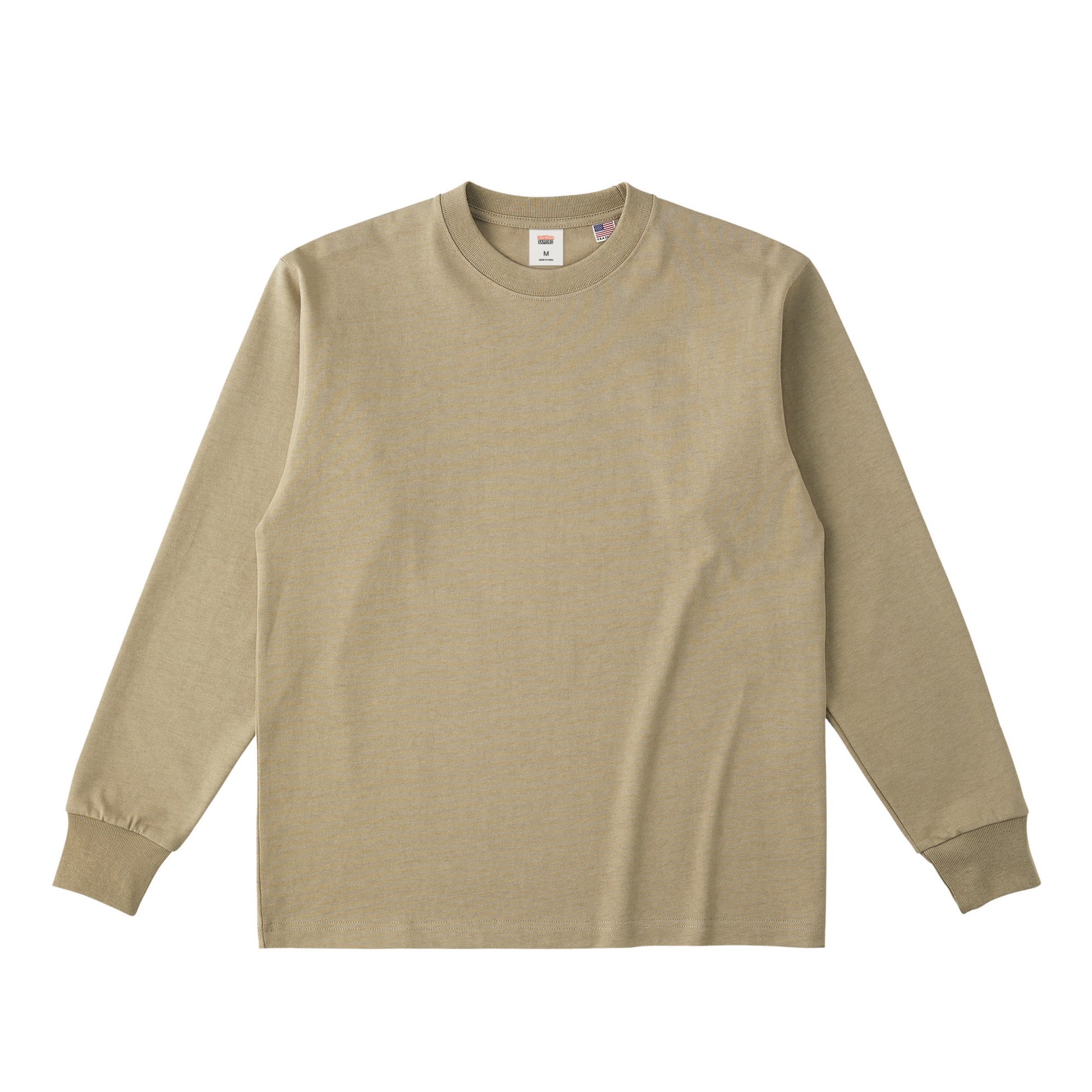 USAコットン　ロングスリーブTシャツ dull-sand image