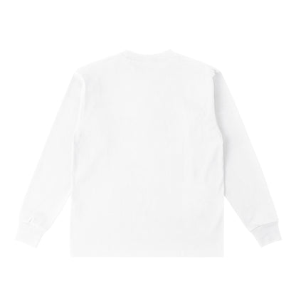 USAコットン　ロングスリーブTシャツ white image