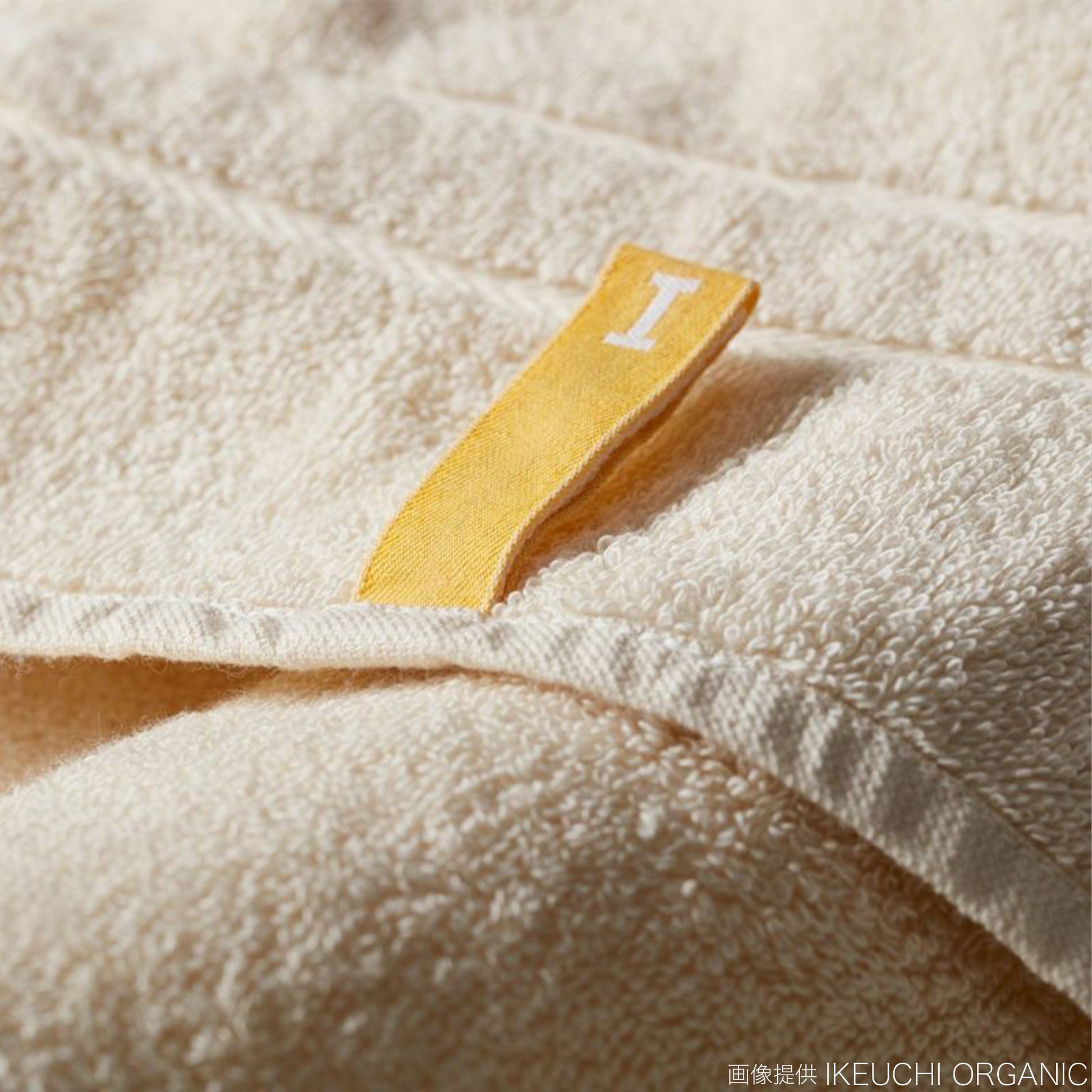 オーガニック　フェイスタオル ivory image