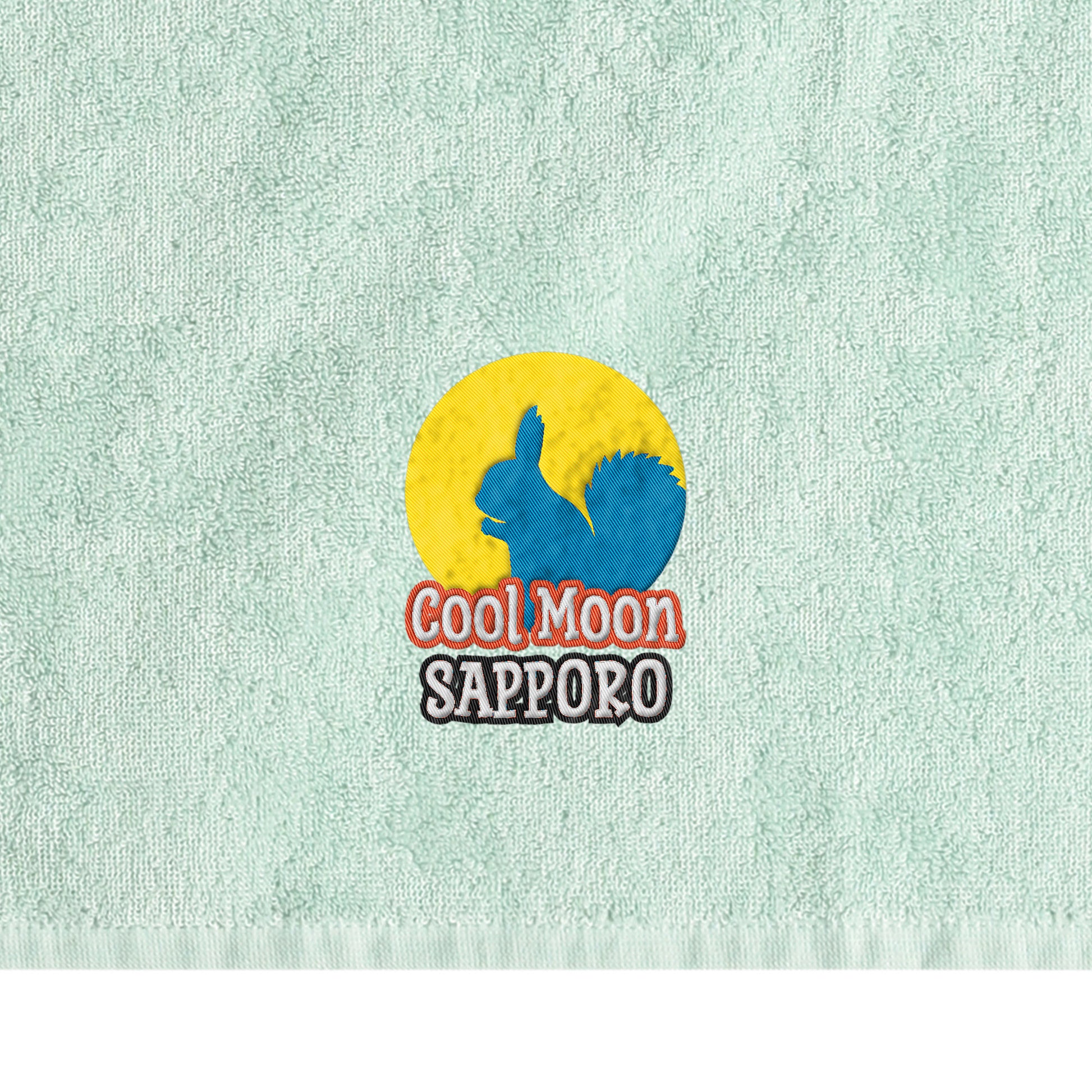 オーガニック　フェイスタオル mint image