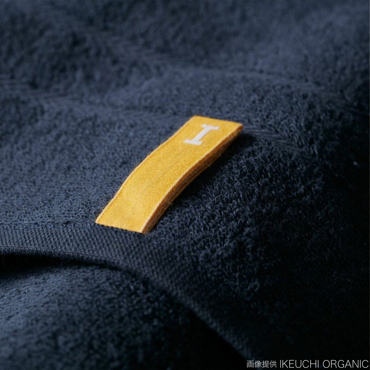オーガニック　フェイスタオル navy image