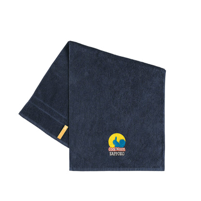 オーガニック　フェイスタオル navy image