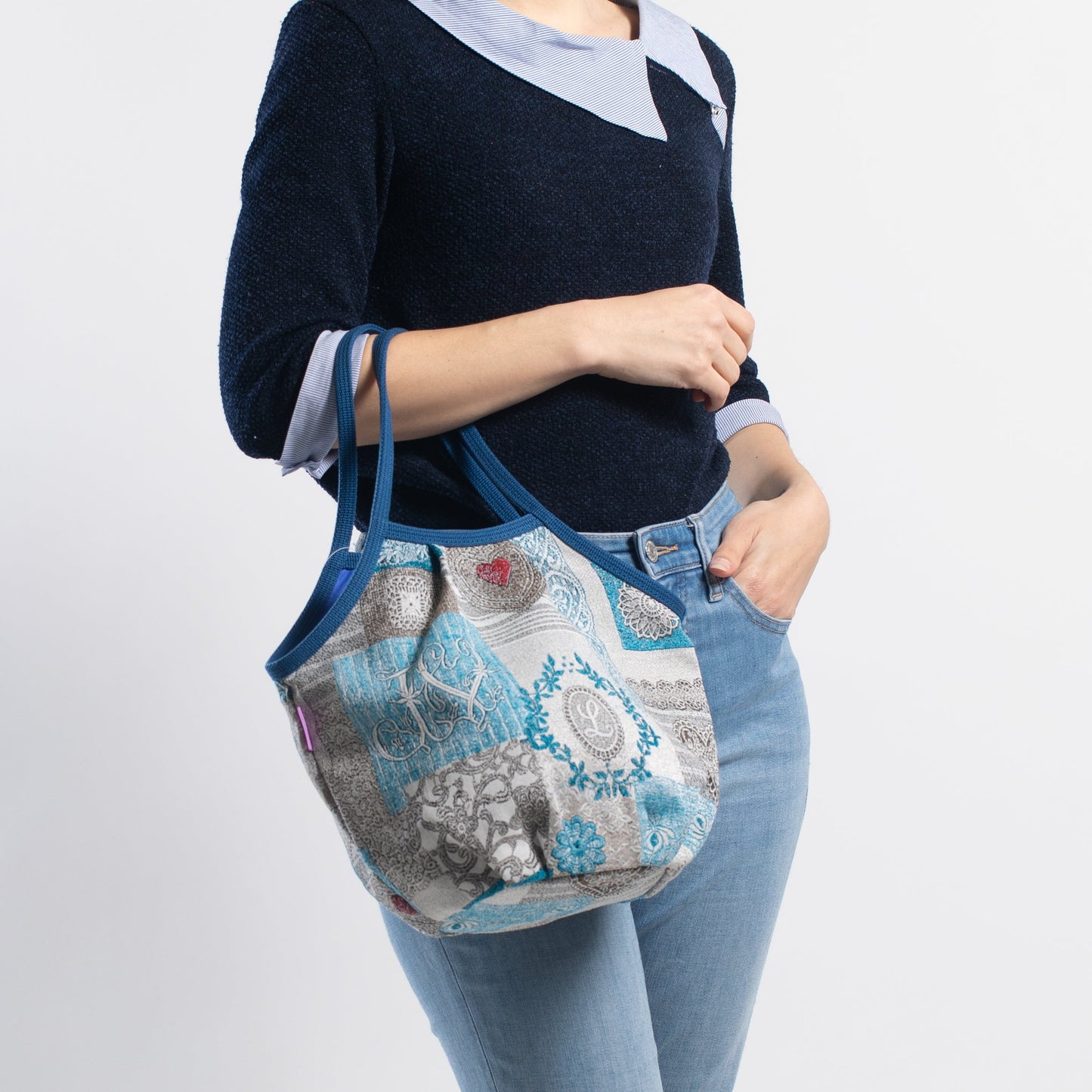 フレンチリバーシブルバッグ