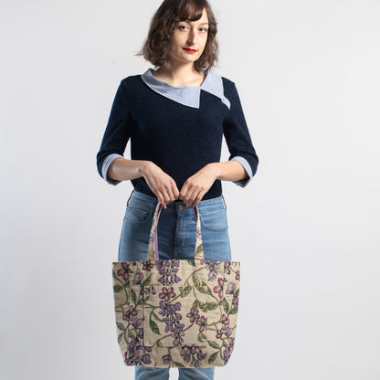 フレンチリバーシブルバッグ （横長トート）