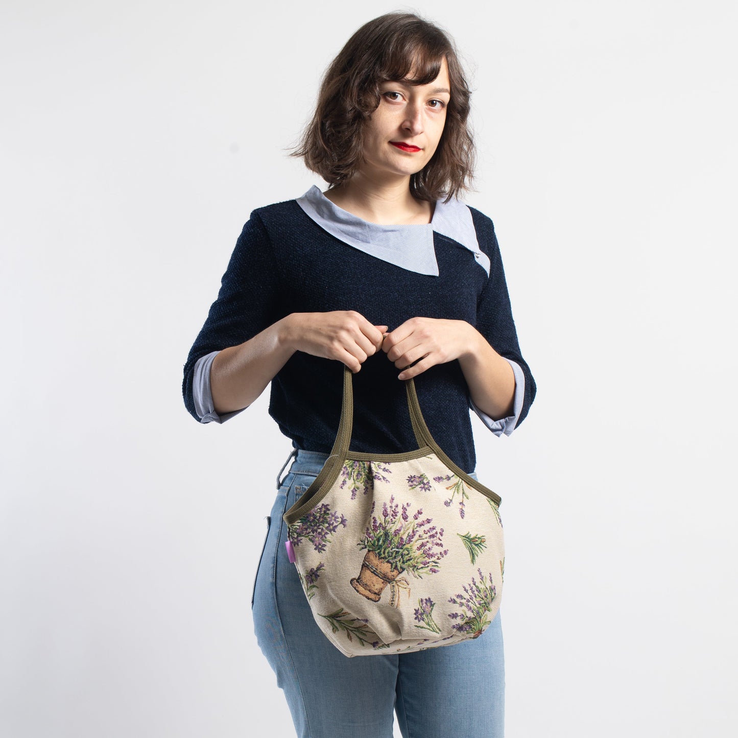 フレンチリバーシブルバッグ