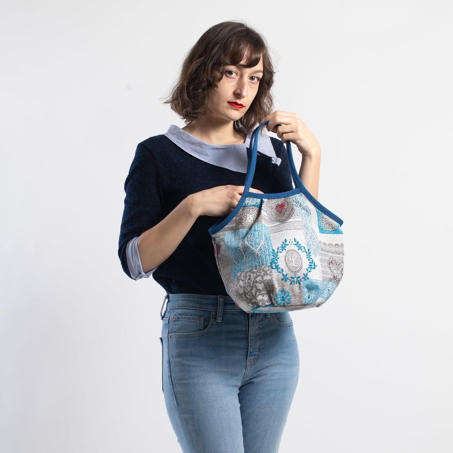 フレンチリバーシブルバッグ