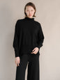 Cashmere Mix Maxi Turtleneck Sweater (3D-Knit)
