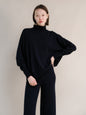 Cashmere Mix Maxi Turtleneck Sweater (3D-Knit)
