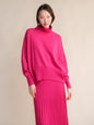 Cashmere Mix Maxi Turtleneck Sweater (3D-Knit)