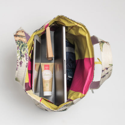 フレンチリバーシブルバッグ （横長トート）