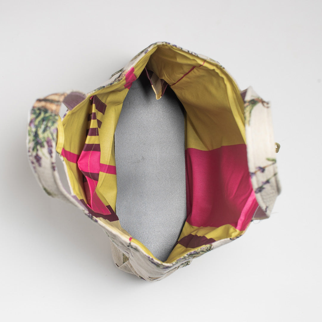 フレンチリバーシブルバッグ （横長トート）