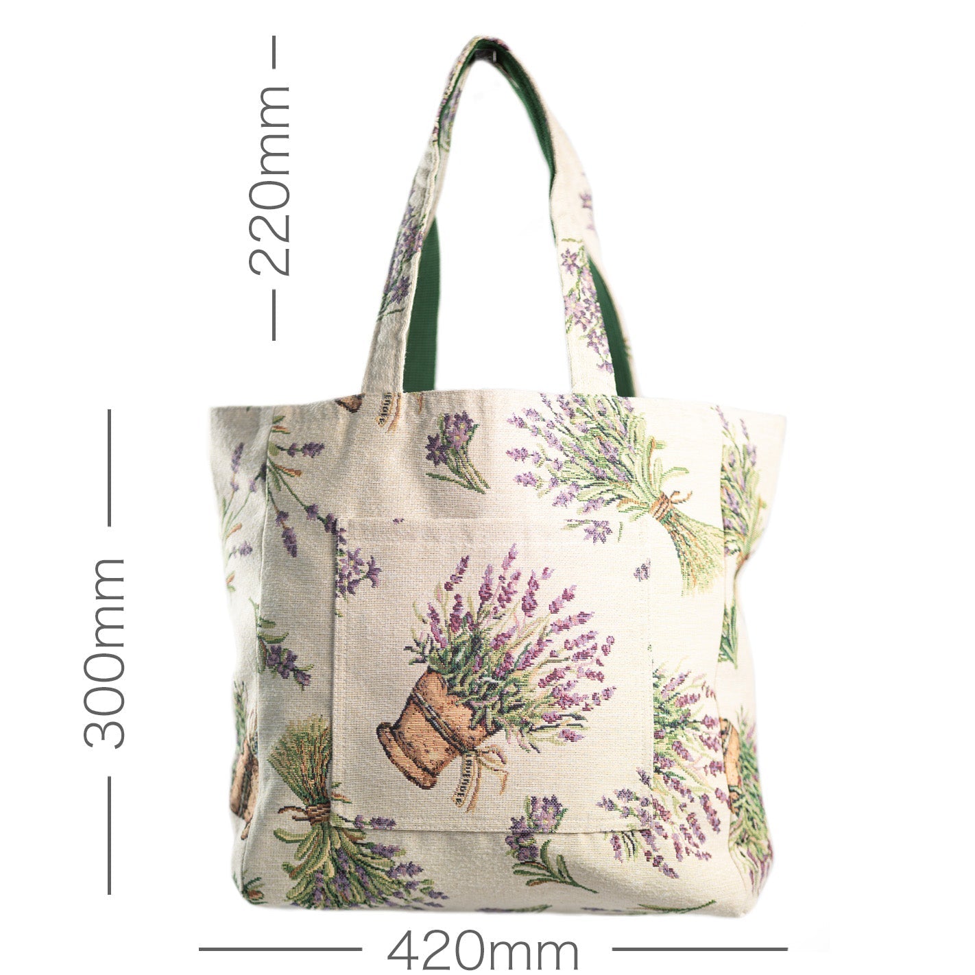 フレンチリバーシブルバッグ （横長トート）