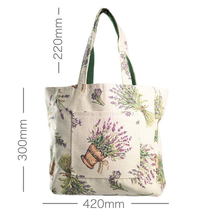 フレンチリバーシブルバッグ （横長トート）